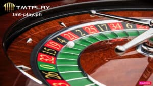 Ang larawan ay isang roulette table