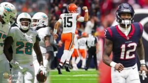 Ang larawang ito ay pinapakita ang mga professional athletes ng NFL